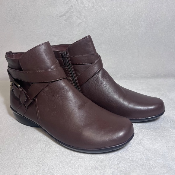 Naturalizer Women's Casandra Booties Brown Color Leather Size 10.5M - Picture 4 of 13
